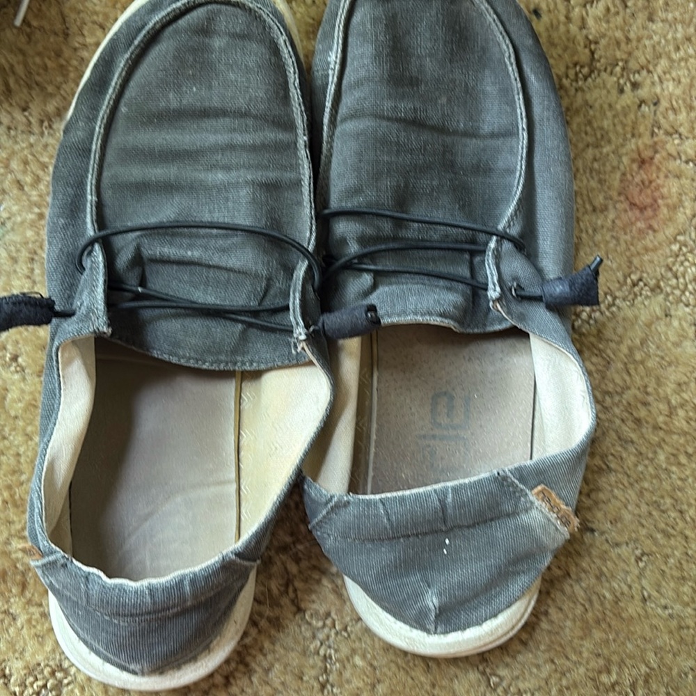 Hey Dude Gray Women's Flats